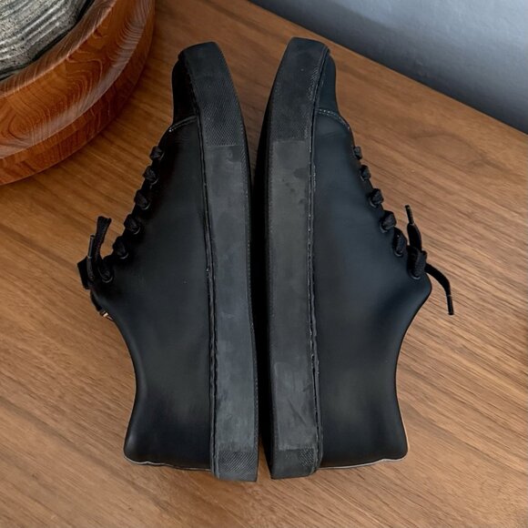 Crown Northampton Overstone Derby Shoes Black Leather Size UK 9 - Picture 4 of 11